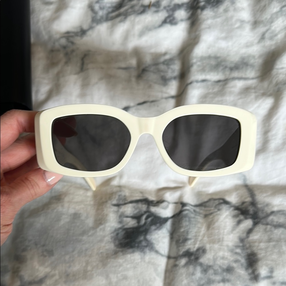 Celine Cream Triomphe Sunglasses